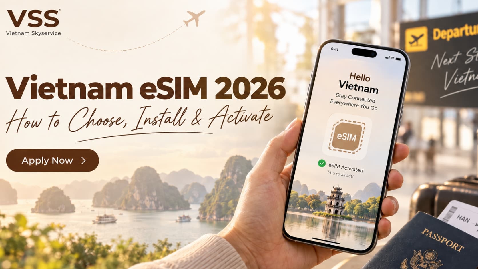Vietnam eSIM 2026: How to Activate eSIM on iPhone & Android