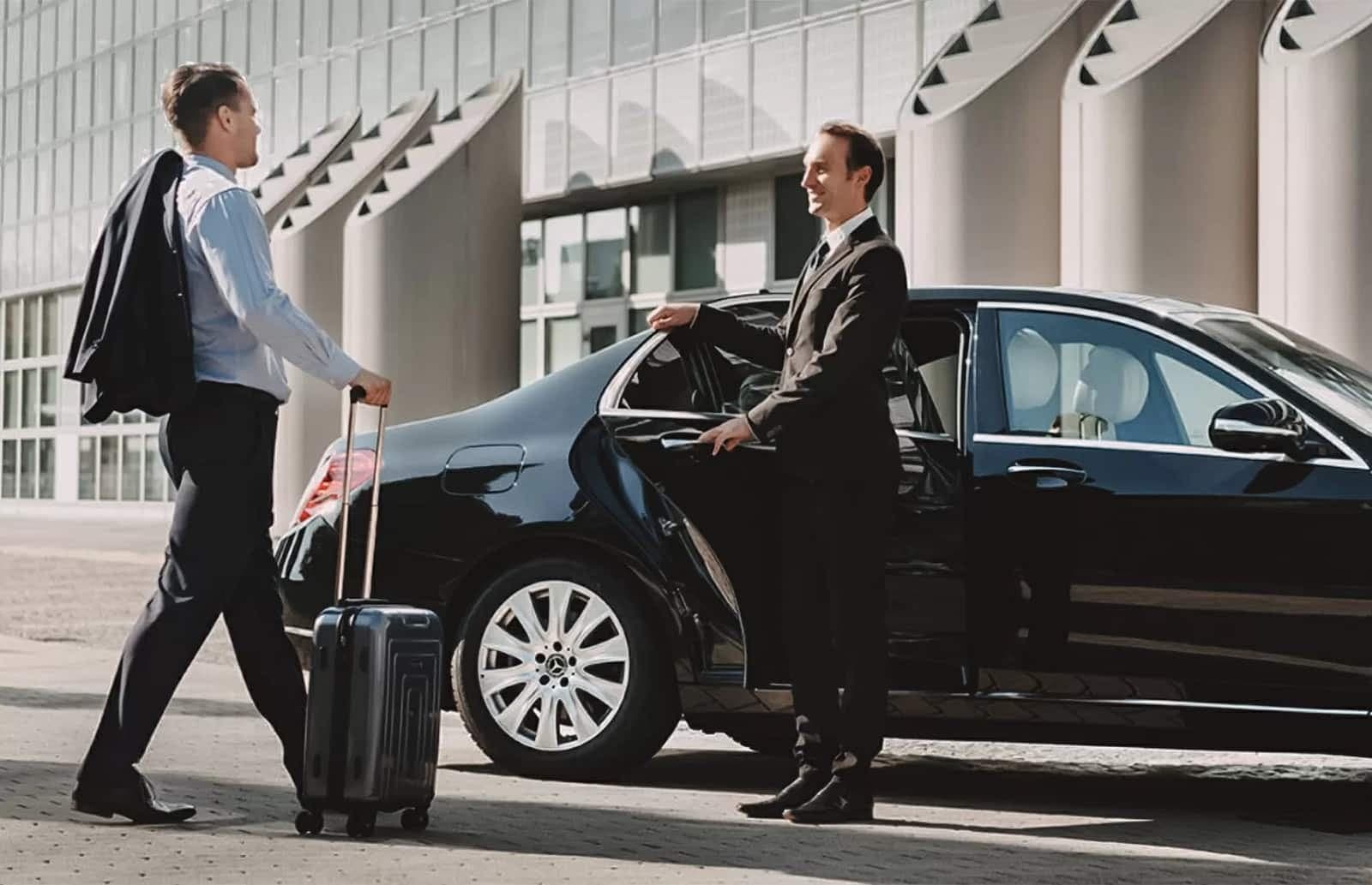 A premium airport journey with luxury transfer service
