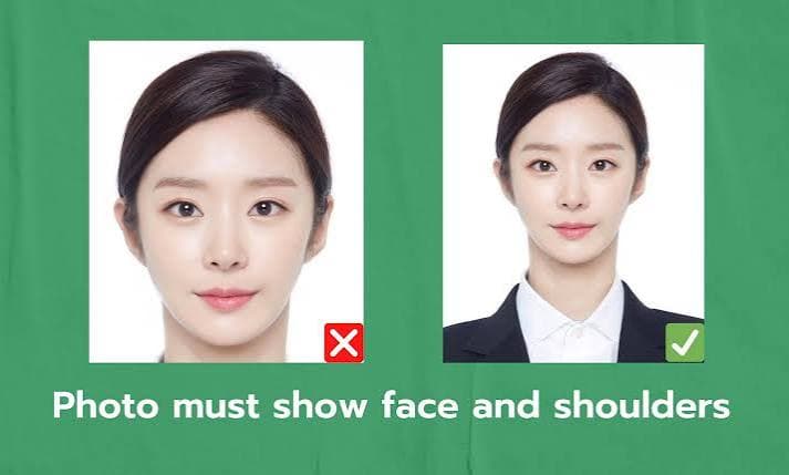 Recommended dress code for Vietnam visa photo submission